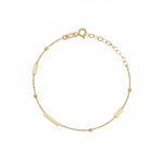 Gold ID Dainty Bracelet