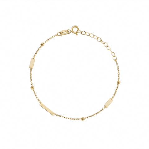 Gold ID Dainty Bracelet