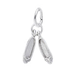 Sterling Silver Pair of Ballet Shoes Charm/Pendant