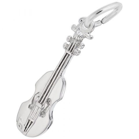 Sterling Violin Charm/Pendant