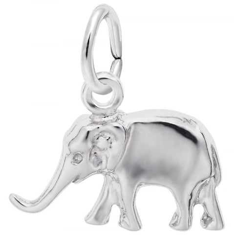 Sterling Silver Small Elephant Charm/Pendant