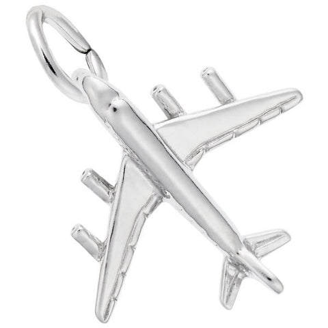 Sterling Airplane Pendant