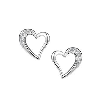 Sterling Silver Heart Earrings