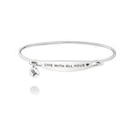 CHAMILIA LIVE WITH ALL YOUR HEART ID BANGLE