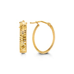 Yellow Gold Hoop Earrings