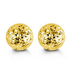 10kt Gold Fancy Goldball Studs - You Choose