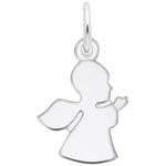 Sterling Small Guardian Angel Pendant