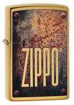 ZIPPO Rusty Plate Design