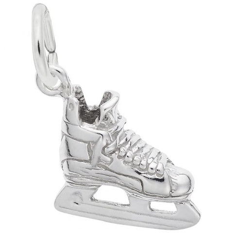 Sterling Hockey Skate Pendant