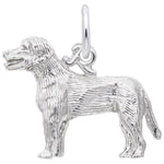 Sterling Silver Labrador Retriever Dog Charm/Pendant