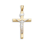 Bella Faith Collection - Two-tone Crucifix