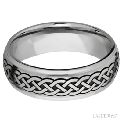 LASHBROOK Cobalt Chrome w Celtic Pattern Tany s Jewellery