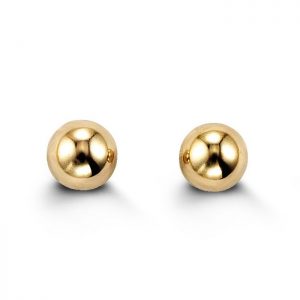 14kt Yellow Goldball Baby Stud Earrings