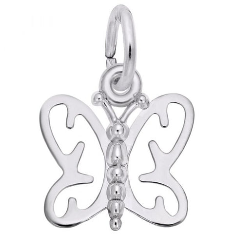 Sterling Silver Small Butterfly Charm/Pendant
