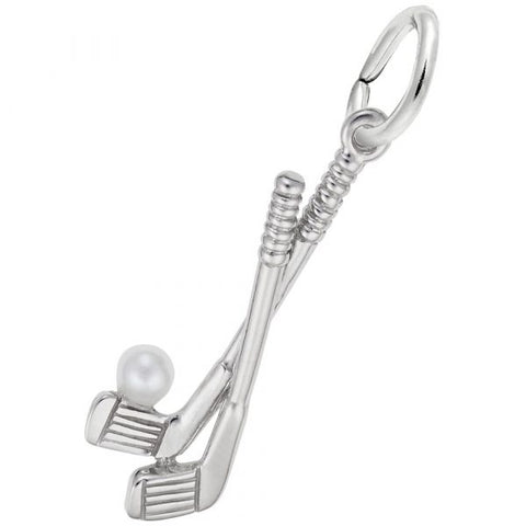 Sterling Golf Clubs Pendant