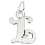 Sterling Initial A-Z Pendant