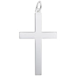 Sterling X-Large Cross Pendant