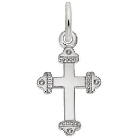 Sterling Small Medieval Cross Pendant