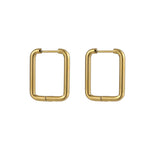 JOSEF ELIAS Stainless Steel Hoop Earrings