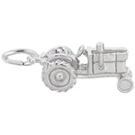 Sterling Tractor Pendant