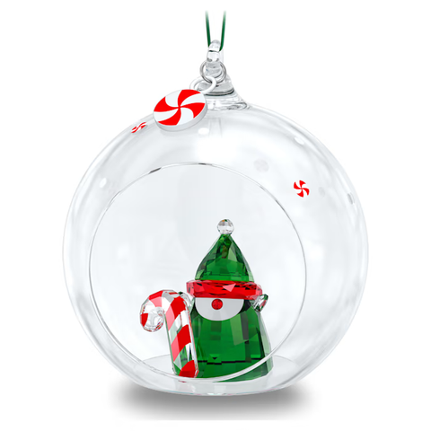 SWAROVSKI Holiday Cheers Santa’s Elf Ball Ornament 5596383