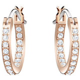 SWAROVSKI - SYMBOLIC EVIL EYE HOOP PIERCED EARRINGS