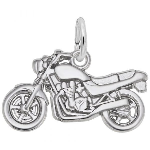 Sterling Motorcycle Pendant