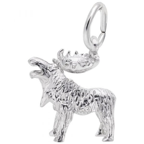 Sterling Silver Moose Charm/Pendant