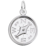 Sterling Compass Pendant