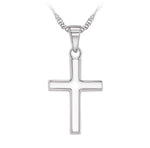 Legend Sterling Silver Cross Necklace