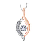 Maple Leaf Diamonds - Swirl Pendant