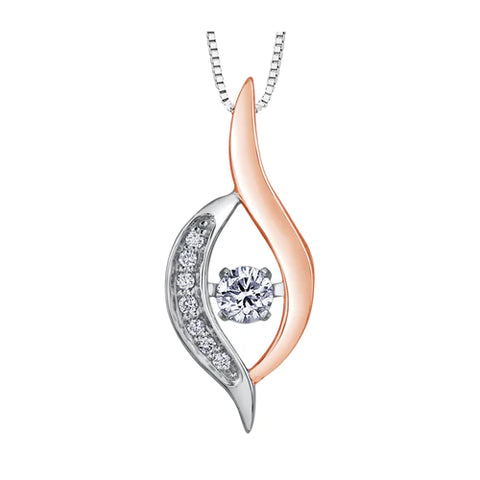 Maple Leaf Diamonds - Swirl Pendant