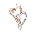 Maple Leaf Diamonds - Heart Necklace