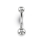 14kt White Gold Belly Ring