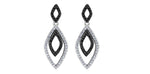10kt White Gold Diamond Drop Earrings