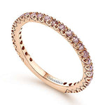Gabriel & Co. - Pink Sapphire - Stackable Collection