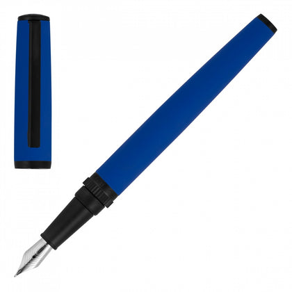 HUGO BOSS GEAR BLUE FOUNTAIN PEN