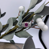 18kt Pink Sapphire & Diamond Ring