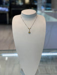 18kt Yellow Sapphire & Diamond Necklace