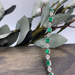 18kt Emerald & Diamond Bracelet