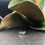 Promise Rings - White Gold Halo Ring