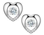 Legend Sterling Silver Heart Earrings