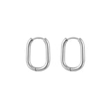 JOSEF ELIAS Stainless Steel Hoop Earrings