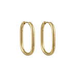 JOSEF ELIAS Stainless Steel Hoop Earrings