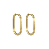 JOSEF ELIAS Stainless Steel Hoop Earrings