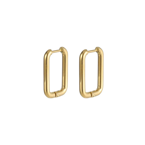 JOSEF ELIAS Stainless Steel Hoop Earrings