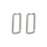 JOSEF ELIAS Stainless Steel Hoop Earrings