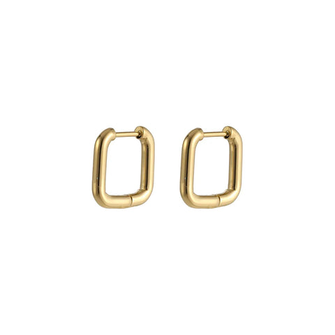 JOSEF ELIAS Stainless Steel Hoop Earrings