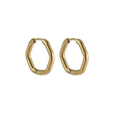 JOSEF ELIAS Stainless Steel Hoop Earrings