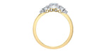 Maple Leaf Diamonds Halo Bridal Ring
